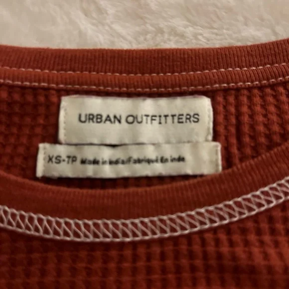 Urban Outfitters Rust Waffle Knit Top - Picture 3 of 4